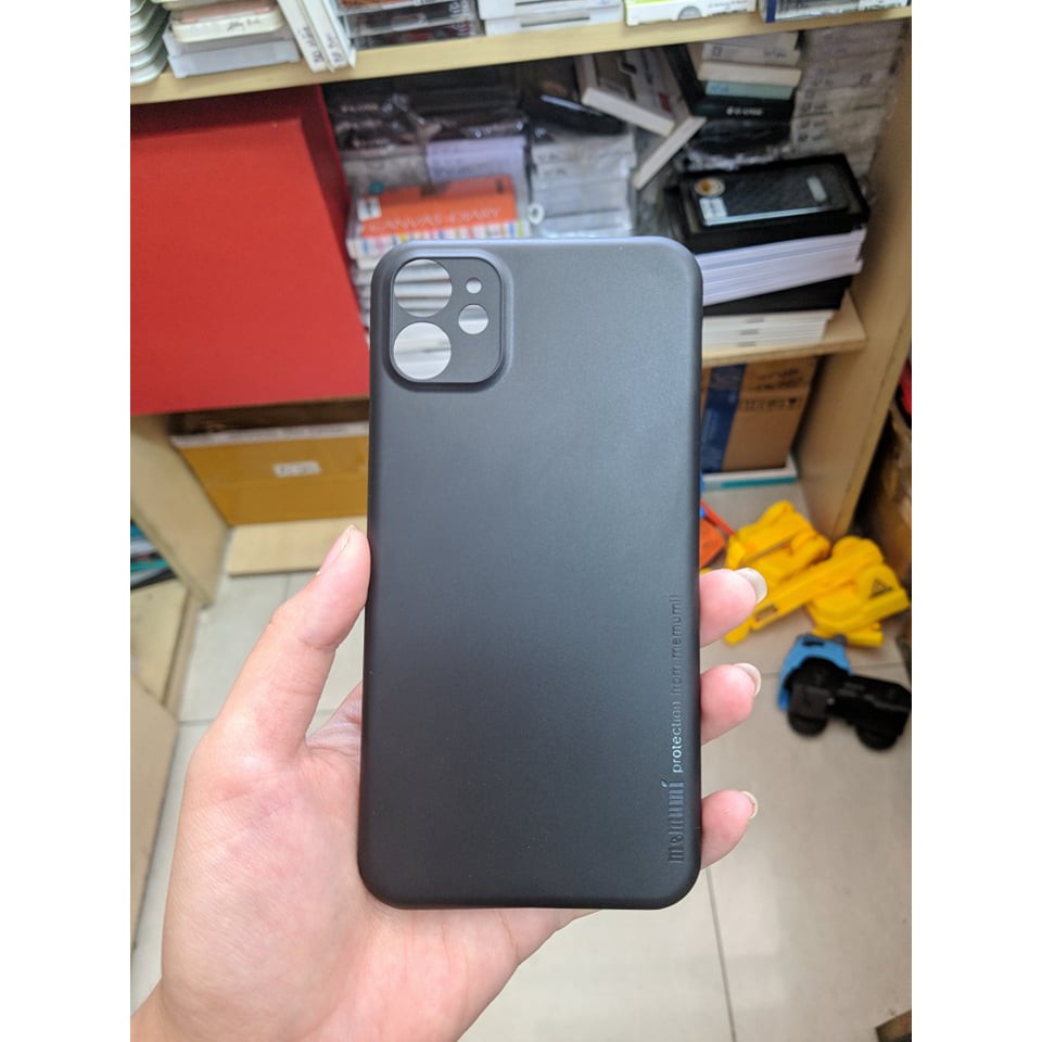 Ốp Lưng iPhone 11 Hiệu Memumi Mỏng Dạng Nhám Mờ Cao Cấp