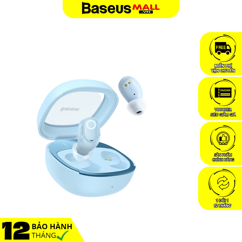 Tai Nghe Bluetooth Baseus Bowie WM02 Plus True Wireless Earphones
