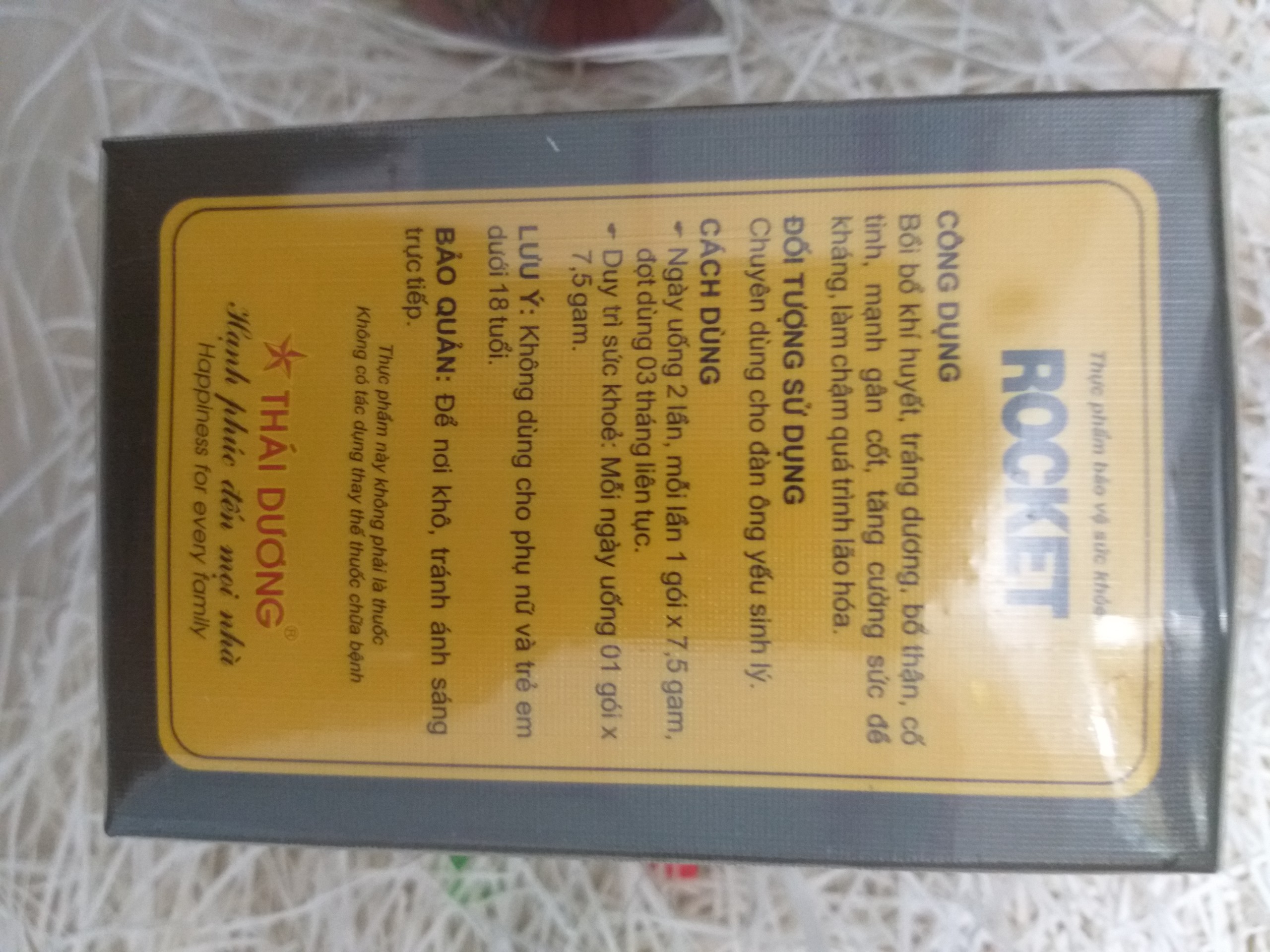 [HCM]ROCKET 10 gói - HỖ TRỢ SỨC KHỎE PHÁI MẠNH