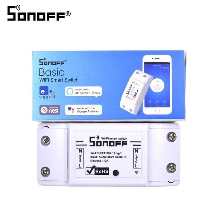 [HCM]Sonoff Basic Công Tắc Thông Minh Sonoff Basic Điều Khiển Từ Xa Qua WIFI 3G 4G