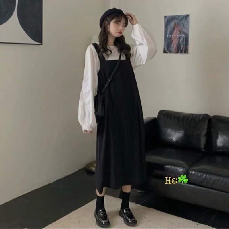 Sét áo dúm tay +yếm Kaki HSU1