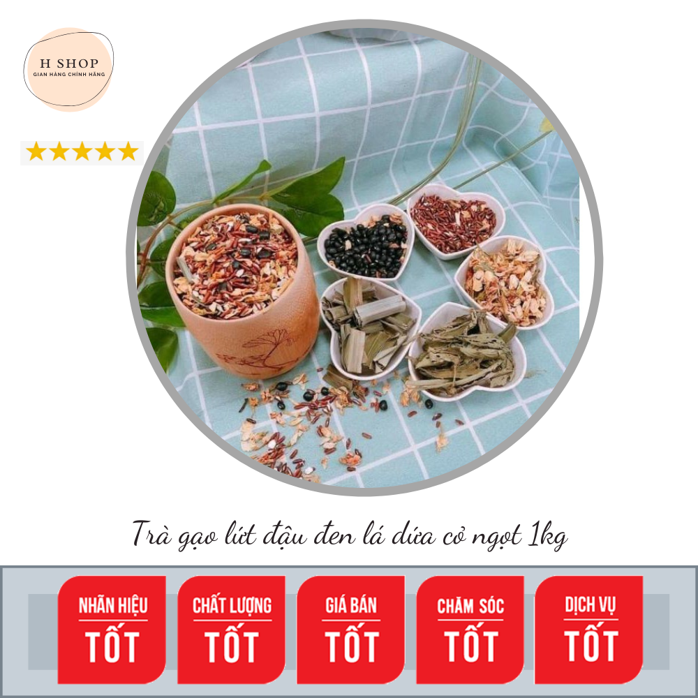 1 kg tea brown rice, black beans green heart, pineapple leaf, Jasmine, Sweet Grass