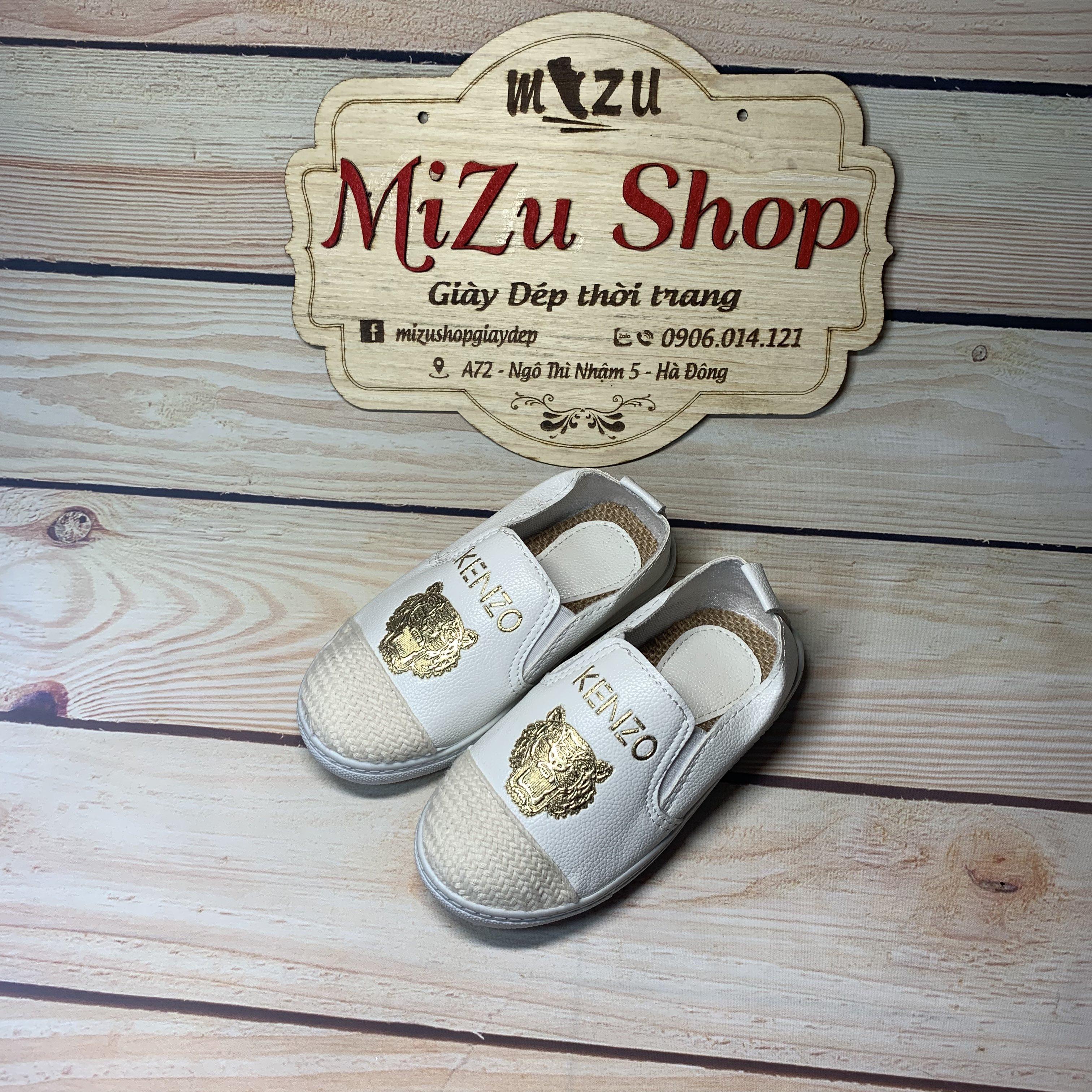 (Ảnh thật) Size 27 đến 36 Giày lười trẻ em da mềm mũi vải mã 2601