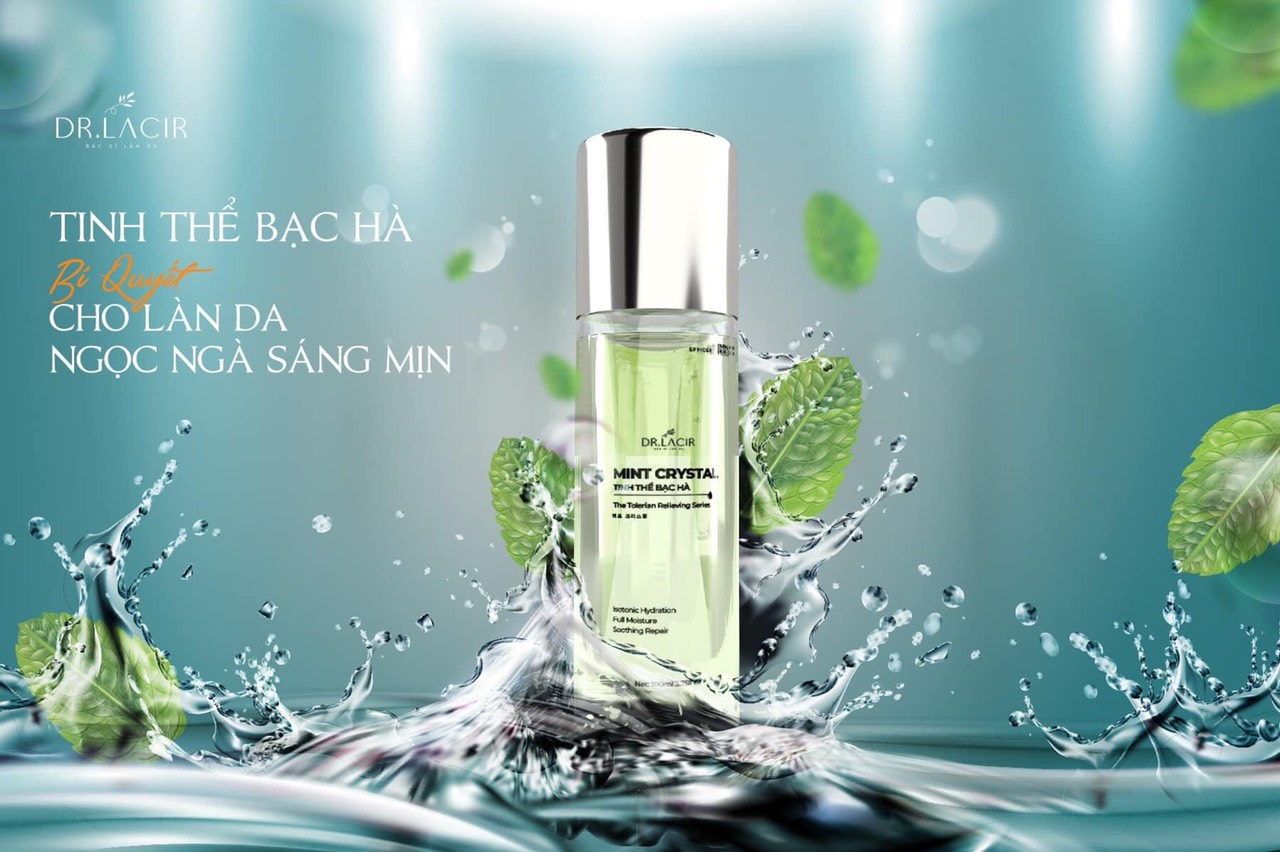 Toner Tinh Thể Bạc Hà Dr Lacir 100ml - MINT CRYSTAL