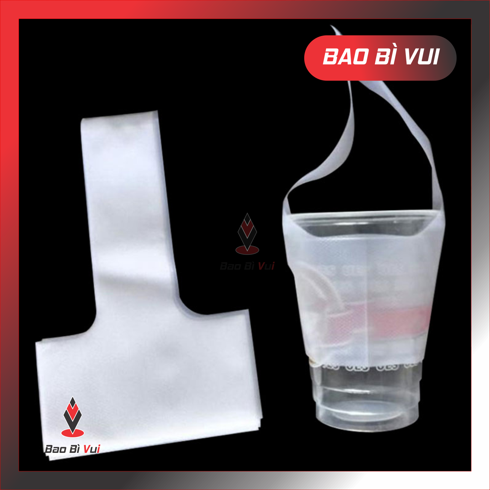 1 Kg túi đựng ly chữ T