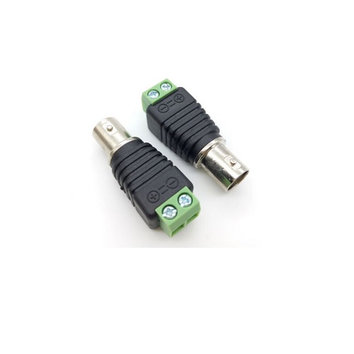 Cặp Jack BNC Đực Đầu Vặn Vít Cho Camera