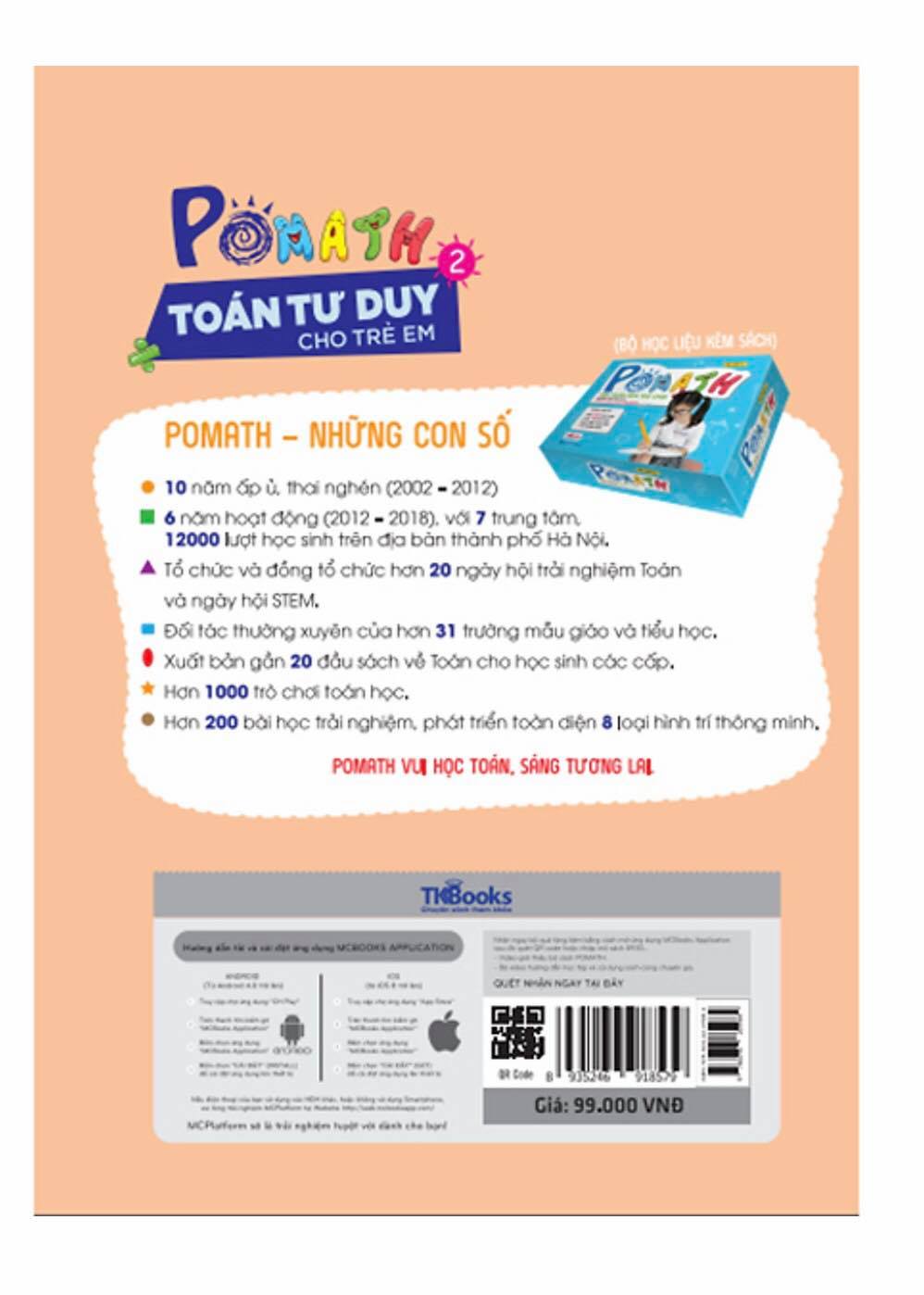Cuốn sách POMath - Toán Tư Duy Cho Trẻ Em 4-6 Tuổi