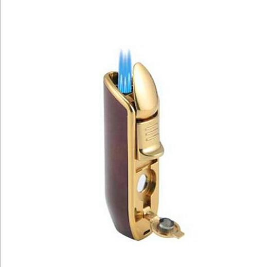 Hộp Quẹt Bật Lửa Jobon khò 3 tia ZB 528 (Nâu)
