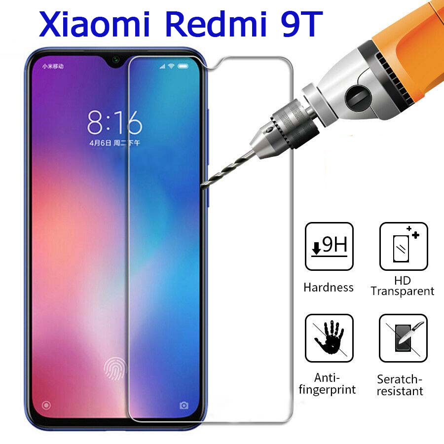 Cường lực điện thoại xiaomi Redmi 9T trắng trong dộ cứng 9H siêu cứng