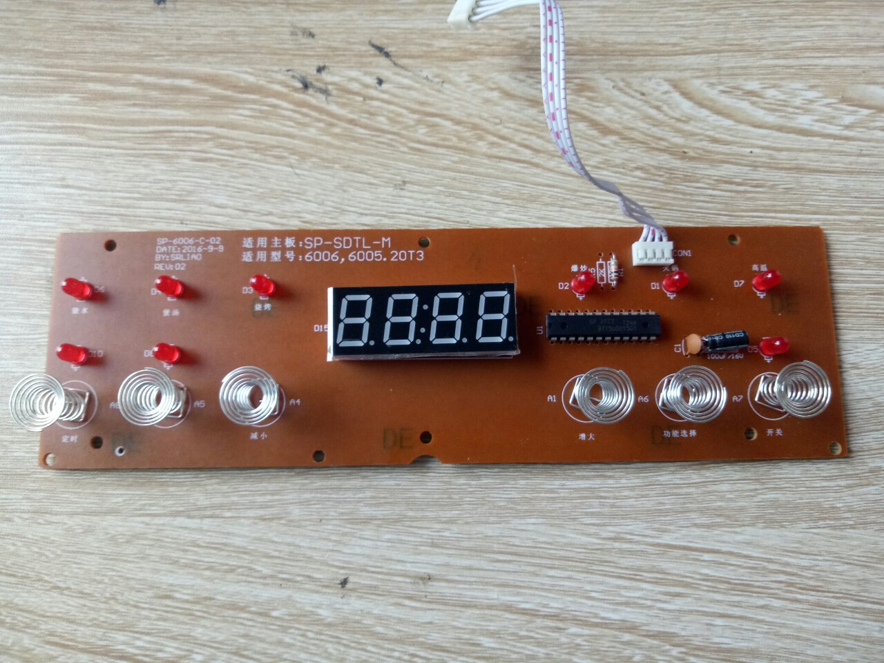 Mạch hiển thị bếp hồng ngoại Sunhouse SHD6005 và SHD6006