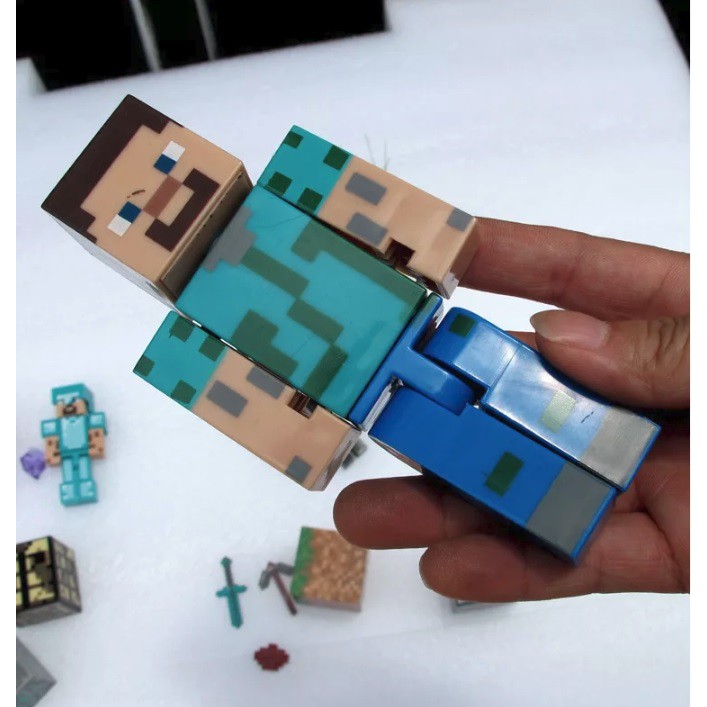 [HCM]Combo bộ mô hình nhân vật steve Minecraft cực đẹp
