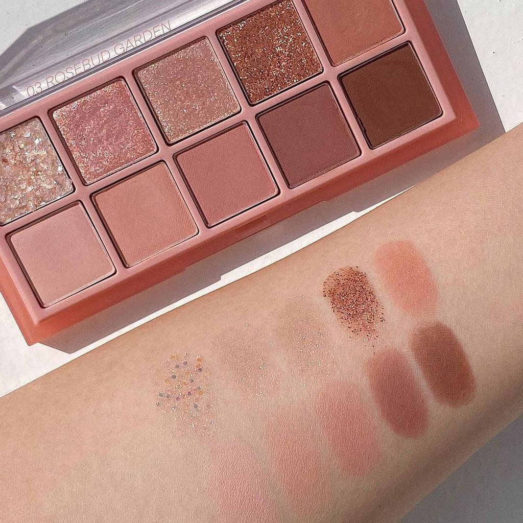 [100% AUTH] Bảng Phấn Mắt 10 Màu Romand Better Than Eye Palette
