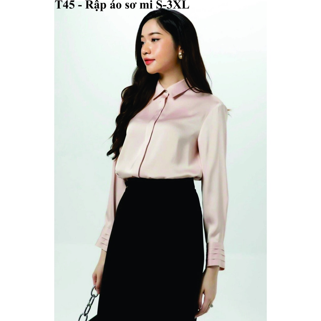 Rập giấy a0 mã t45 - rập áo sơ mi