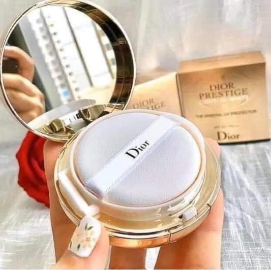 Phấn phủ dior cushion dior prestige light in white le protecteur uv - minéral spf50+pa+++