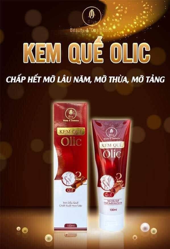 Kem tan mỡ Olic (gel kem quế olic) chính hãng
