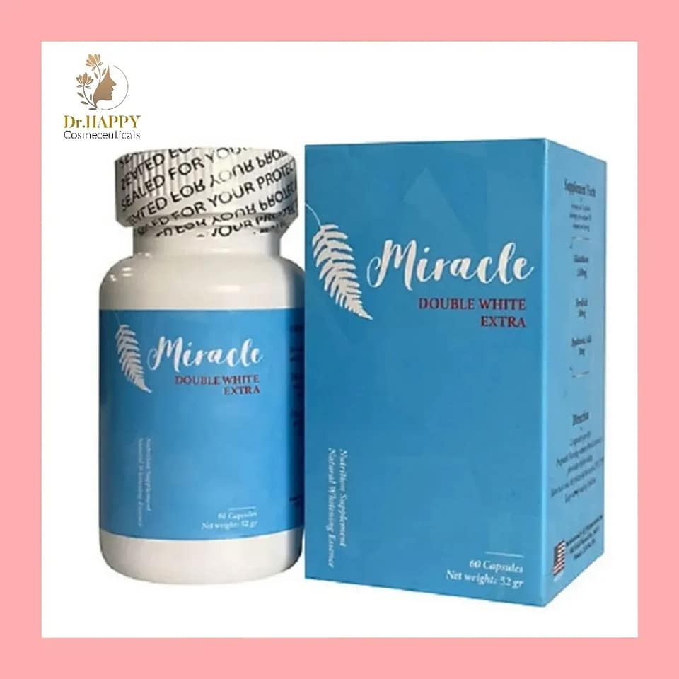 Viên uống Trắng da MIRACLE DOUBLE WHITE EXTRA [cam kết chính hãng]