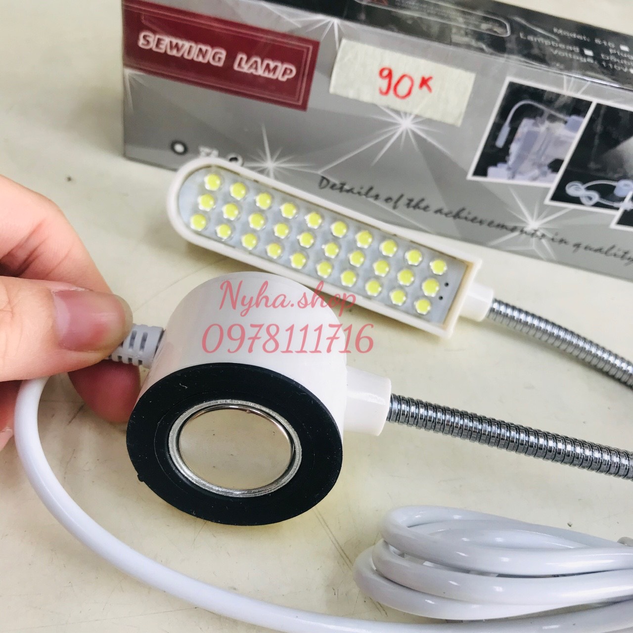 ĐÈN LED 30 BÓNG GẮN MÁY MAY TIẾT KIỆM ĐIỆN