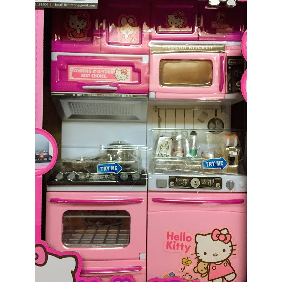 Đồ chơi nhà bếp màu hồng Hello Kitty 918