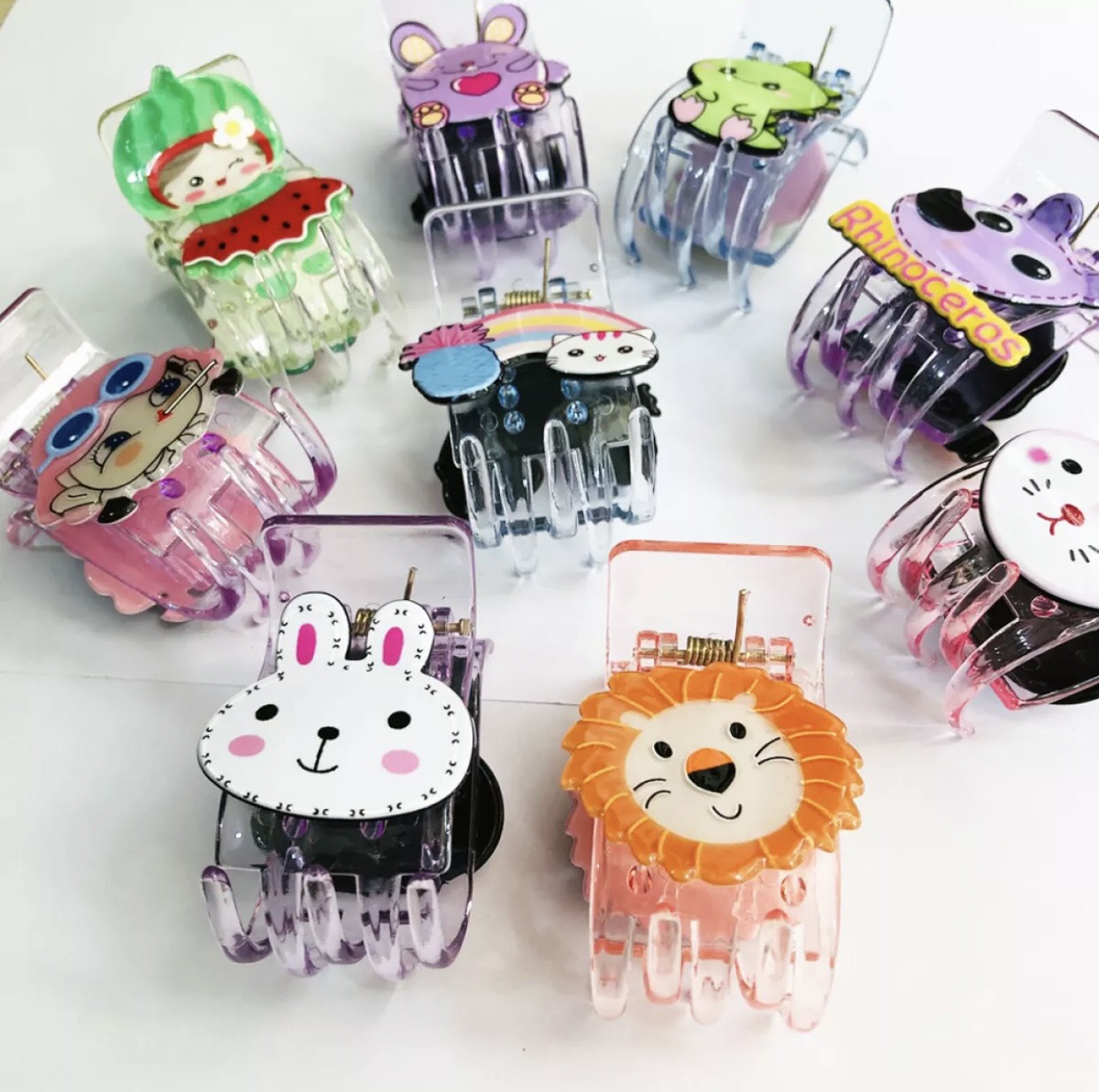 [HCM]1 Kẹp Càng Cua ( Gấp Tóc ) 5 Răng Trong Suốt Hoạt Hình Cute Siêu Dễ Thương HOT TREND - Hàng Cao Cấp Không Gãy ( Giao Ngẫu Nhiên ) PKHNA0017