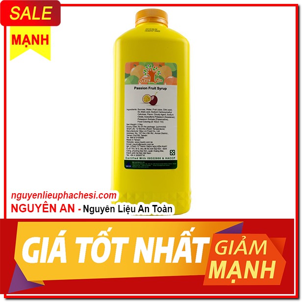 SIRÔ MAULIN CHANH DÂY 2.5 KG