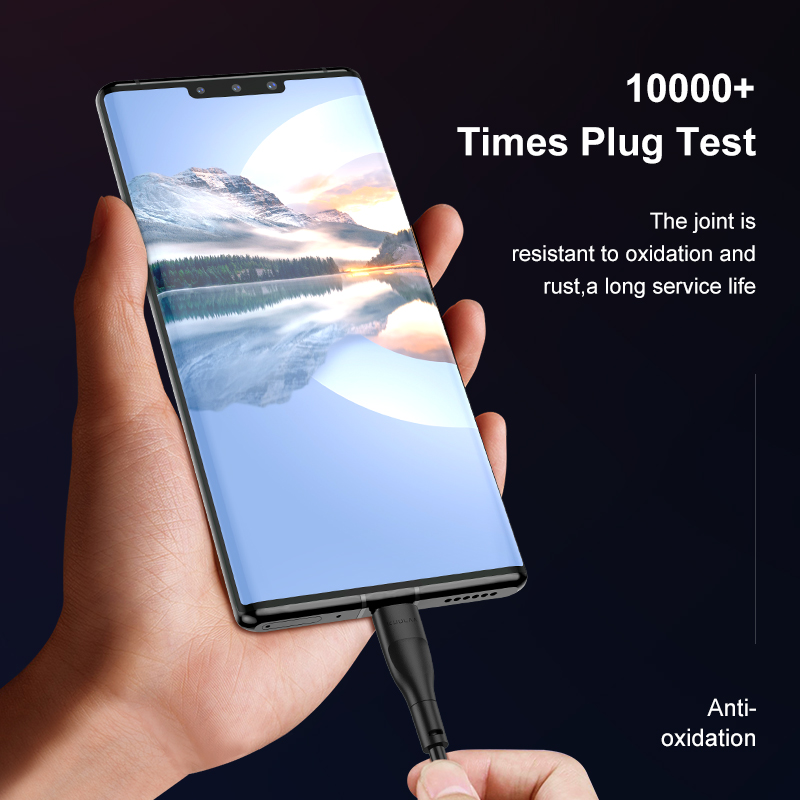 KUULAA Dây sạc Durable USB Cable Micro USB Cable Fast Charging Cable Android Mobile Phone Type C Cable Wire For Samsung Huawei Xiaomi Vivo Oppo Cord iPhone Lightning Cable for iPhone 14 13 12 11 Pro Max
