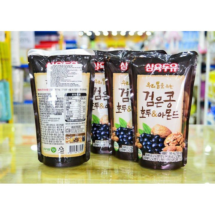 [HCM]Sữa Hạnh Nhân Óc Chó Hàn Quốc 20 bịch x 195ml