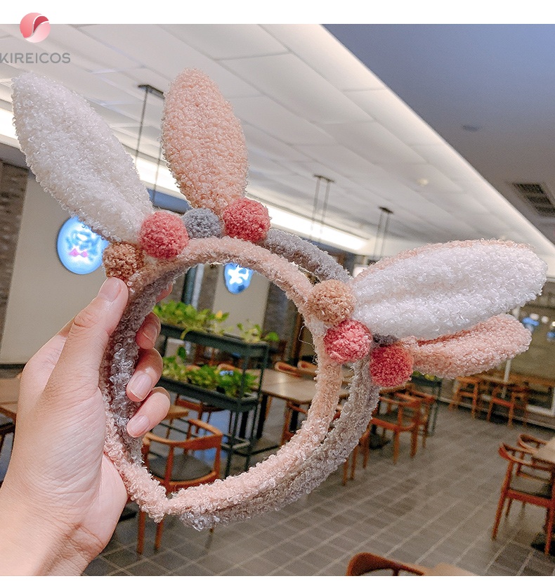 [HCM]Băng Đô Tai Thỏ Dài Lông Xù Hot Trend Hàn Quốc