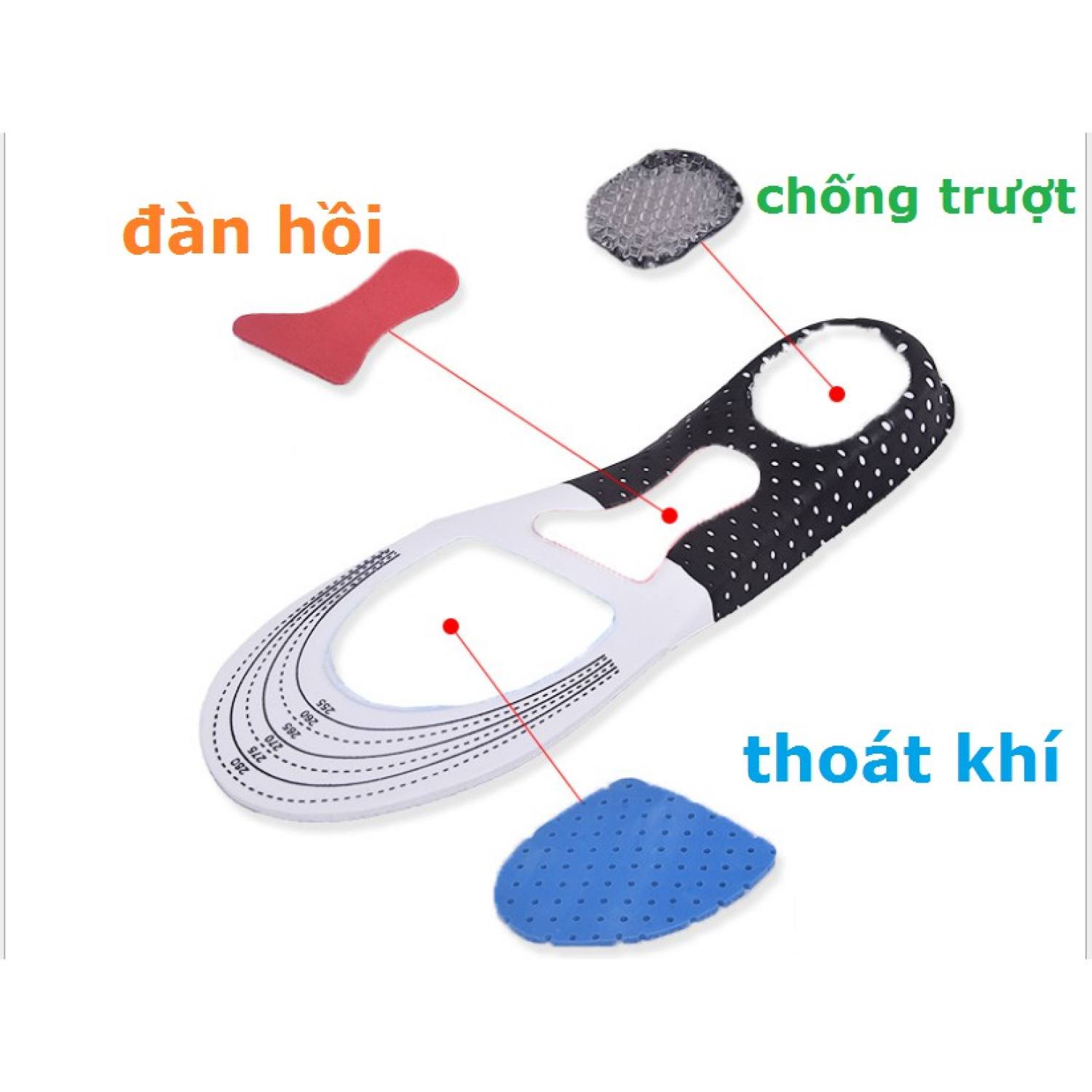 Bộ 2 Miếng lót giày thể thao cao cấp