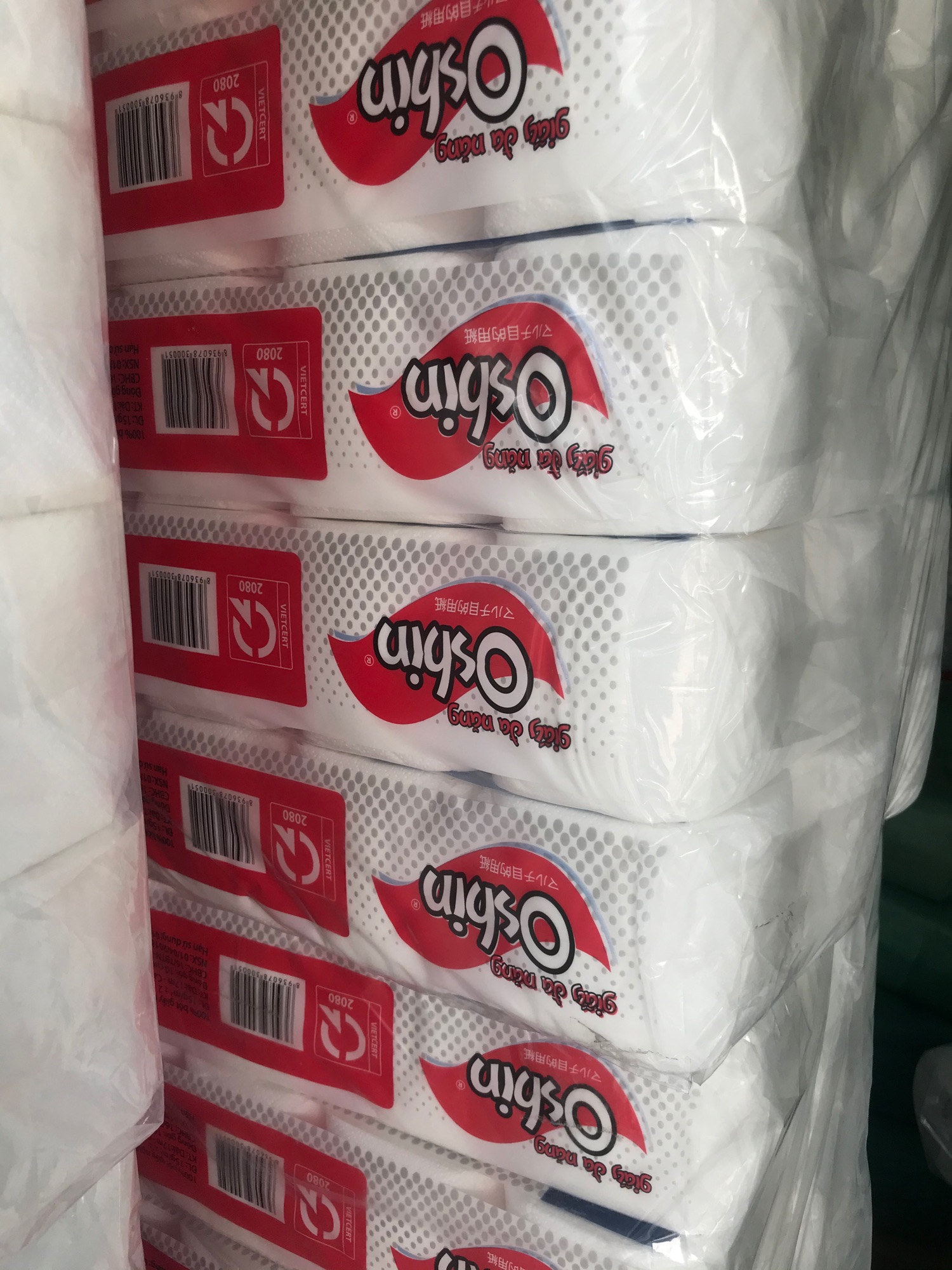 [HCM]Giấy vệ sinh Oshin ( 700gram/1 bịch)