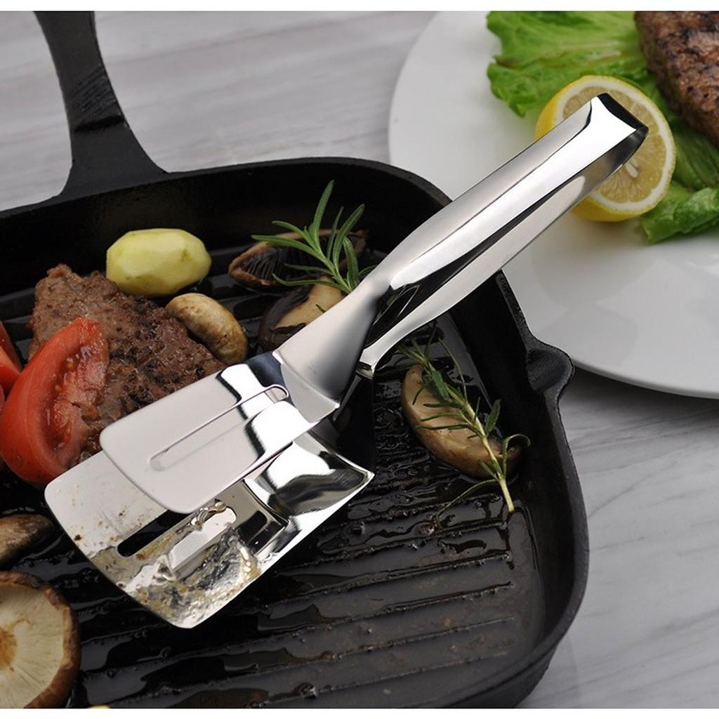 [HCM]Kẹp gắp thức ăn inox mẫu mới 2020
