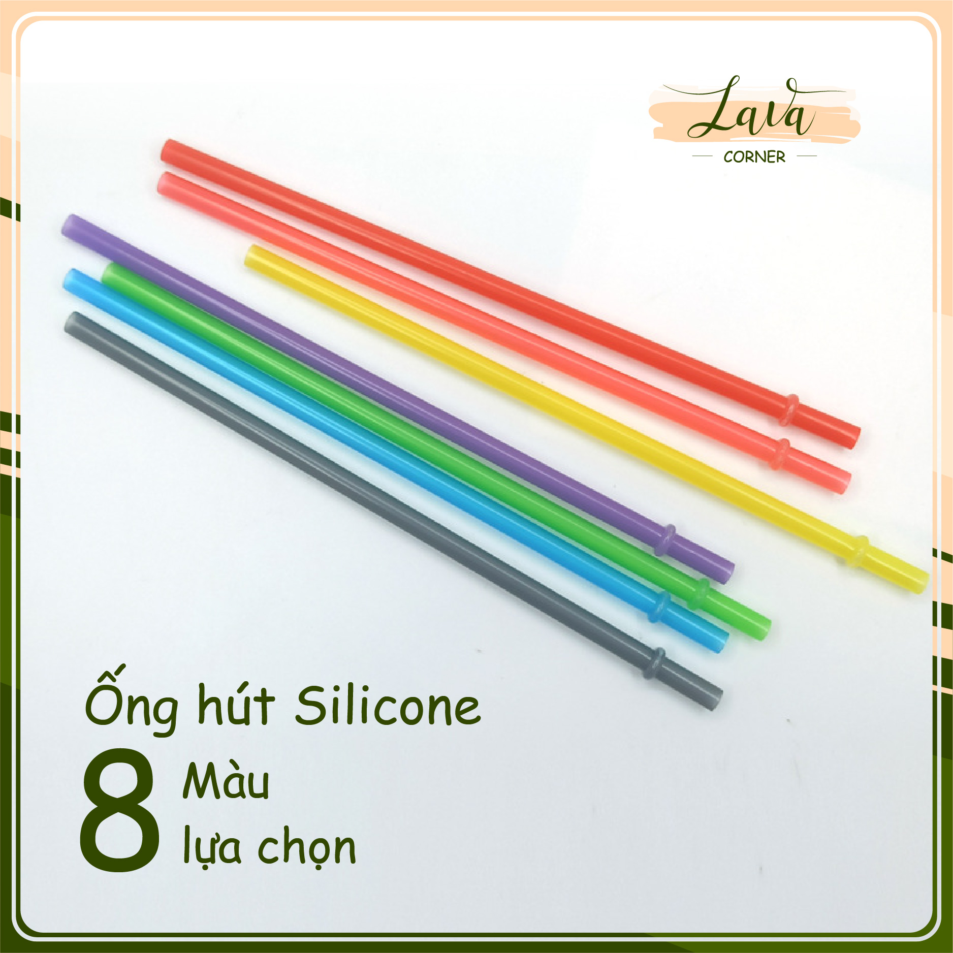 Ống Hút Nhựa Cứng Cao Cấp Sử Dụng Nhiều Lần Bảo Vệ Môi Trường-Giao Màu Ngẫu Nhiên