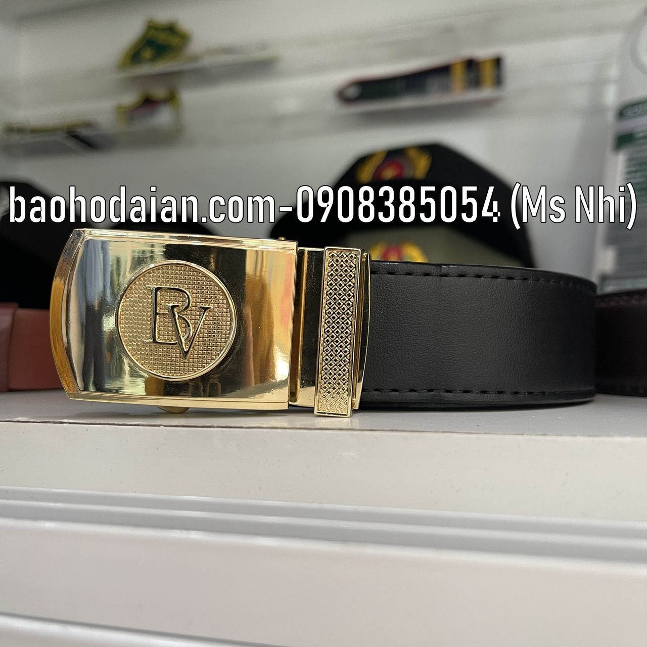Thắt lưng da bảo vệ mặt vàng theo tiêu chuẩn TT08