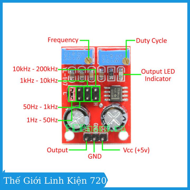 MODULE Tạo Xung NE555