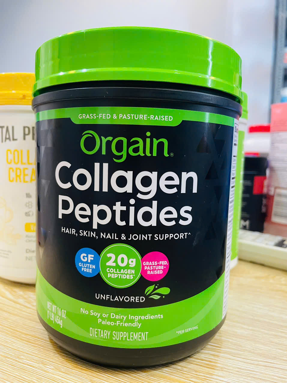 [HÀNG MỸ] Bột Collagen thủy phân Vital Protein Collagen Peptides không vị 567g/680g