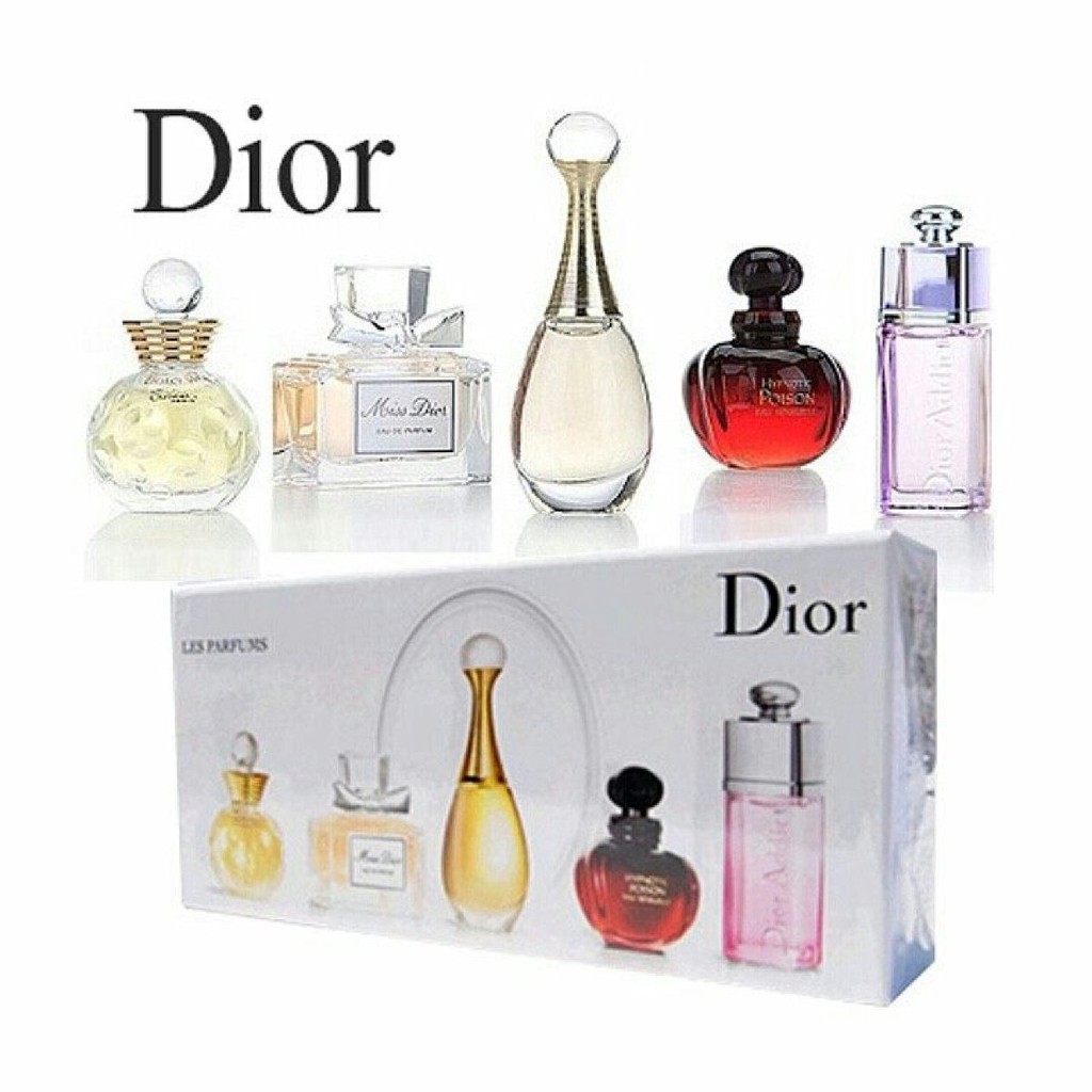 Sét bộ 5 chai nước hoa Dior sang trọng