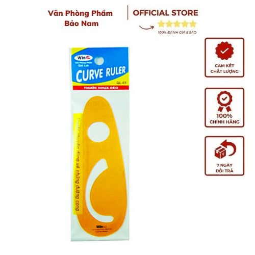 Combo 50 chiếc Thước vẽ Parabol QL01