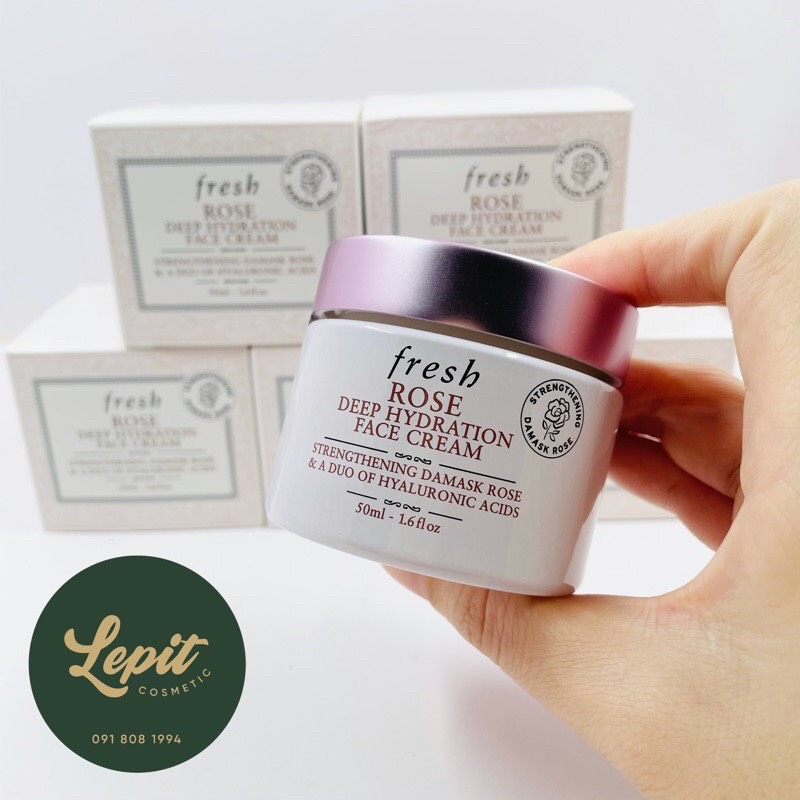 Kem dưỡng ẩm Fresh Rose Deep Hydration Face Cream 50ml