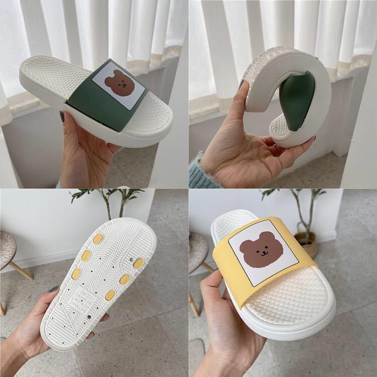 Dép Gấu 3 Màu CUTE Kiểu Dáng Học Sinh