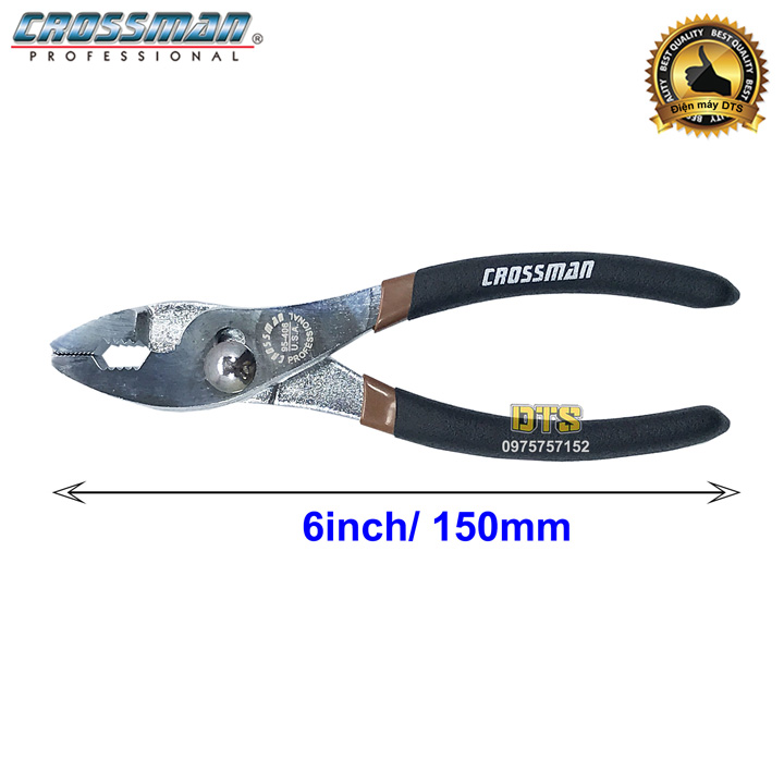 Kìm 2 lỗ - Kìm răng 2 nấc Crossman U.S.A (Kềm kẹp 2 nấc tăng)