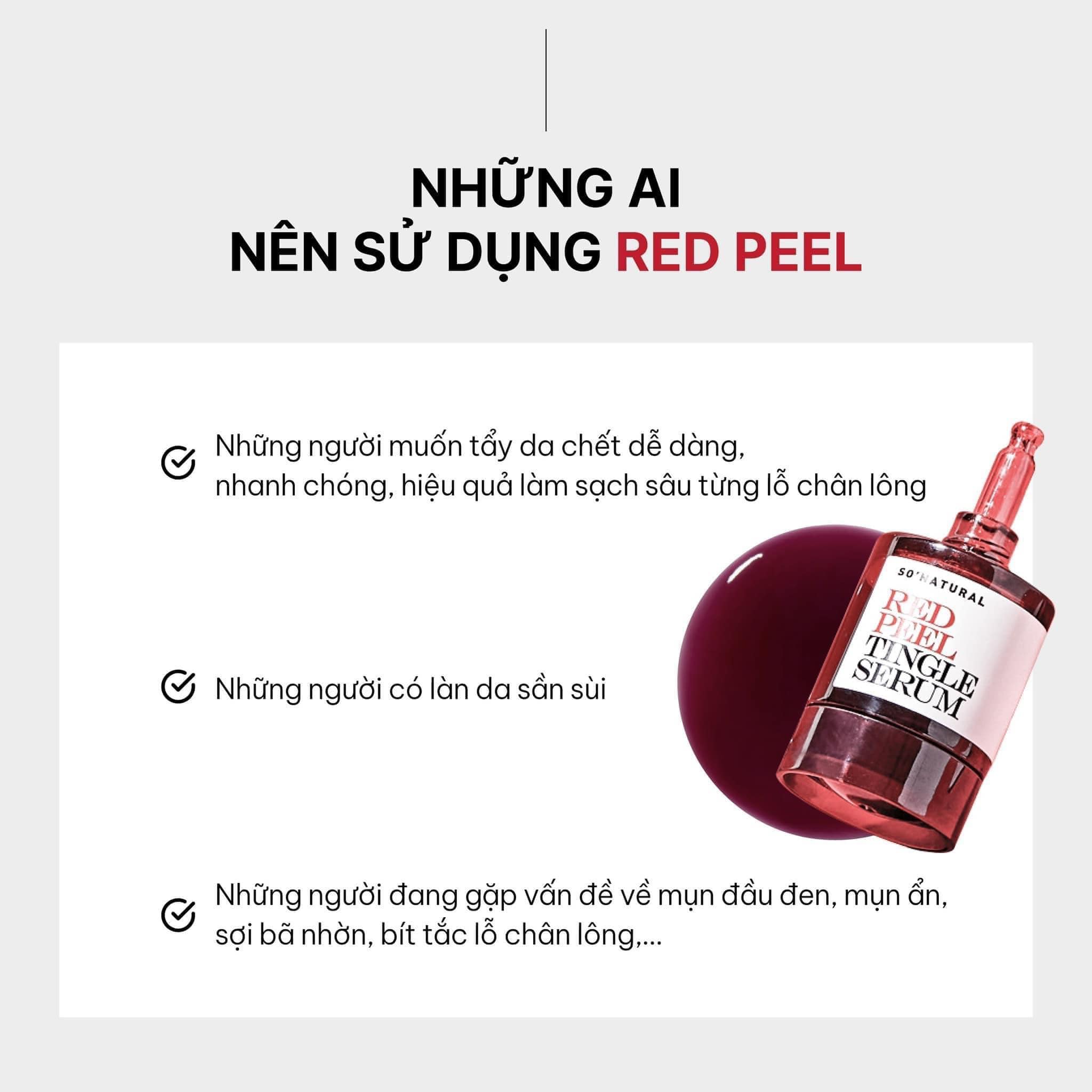 [Fullbox] Thay Da Sinh Học Red Peel Serum 10ML