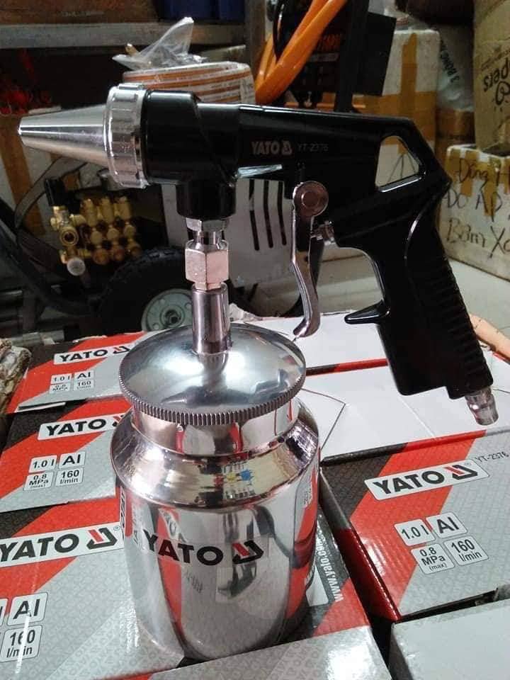 Máy Phun Cát Yato Cầm Tay 1L 100%