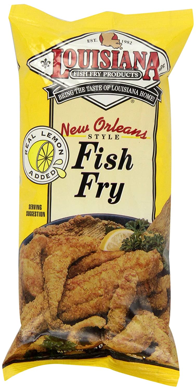 BỘT CHIÊN XÙ - CHIÊN GIÒN HẢI SẢN Louisiana Fish Fry, PHONG CÁCH New Orleans, Seafood Breading Mix, 283g (10 oz)