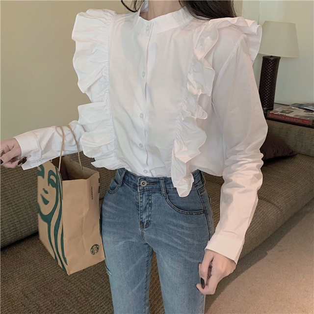 [HCM]Áo Sơ Mi Công Chúa Bèo Xinh Đẹp ????