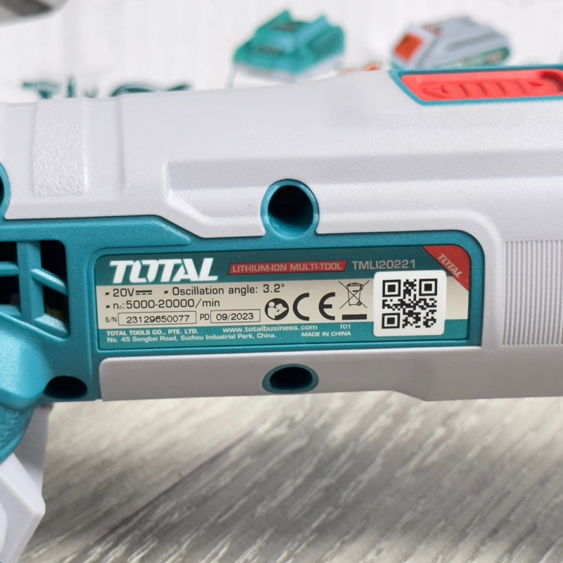 Máy cắt rung đa năng dùng pin 20V Total TMLI2022 ( Mẫu Mới )