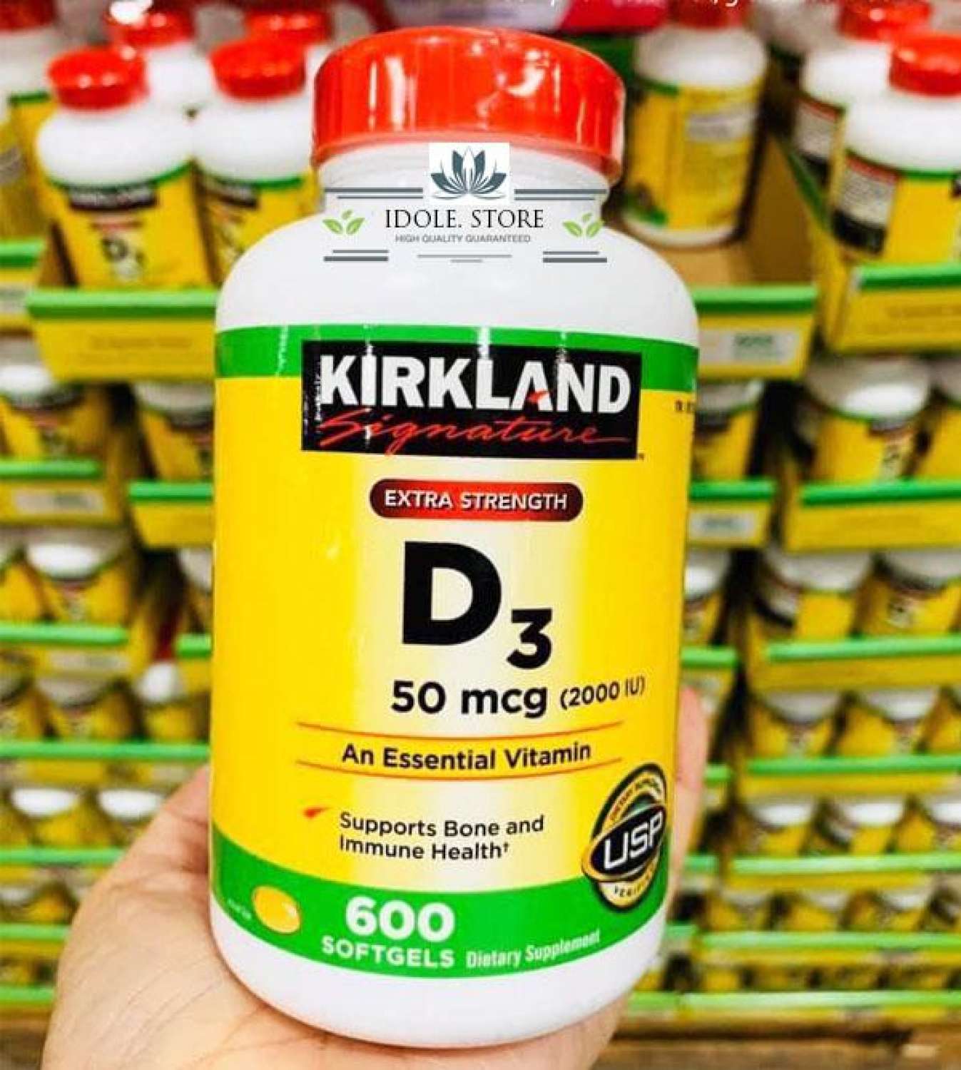HCMViên Uống Vitamin D3 2000Iu Kirkland 600 Viên