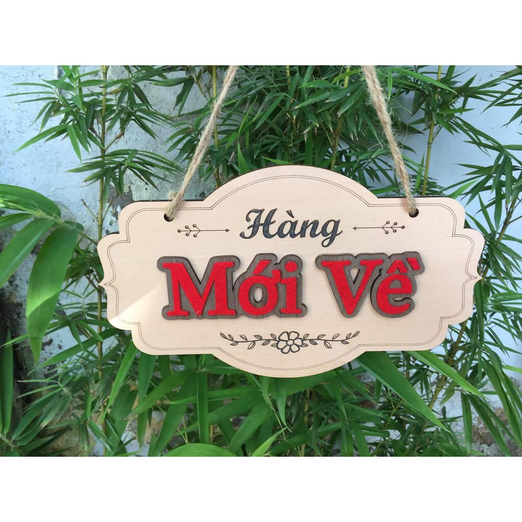 [HCM]Bảng Gỗ Tên Shop