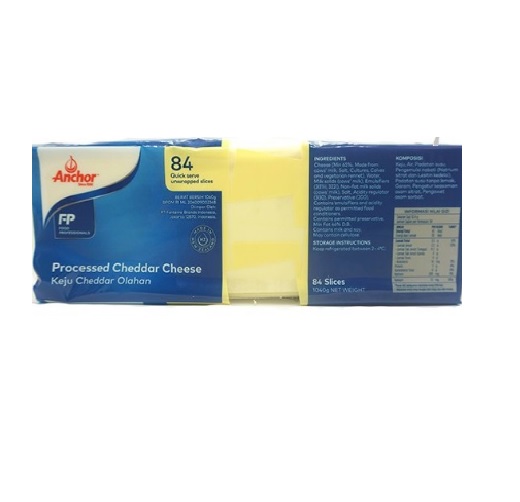 (Chỉ Giao Hà Nội)Phô mai trắng lát Anchor Pháp túi 10 lát (10g/lát)