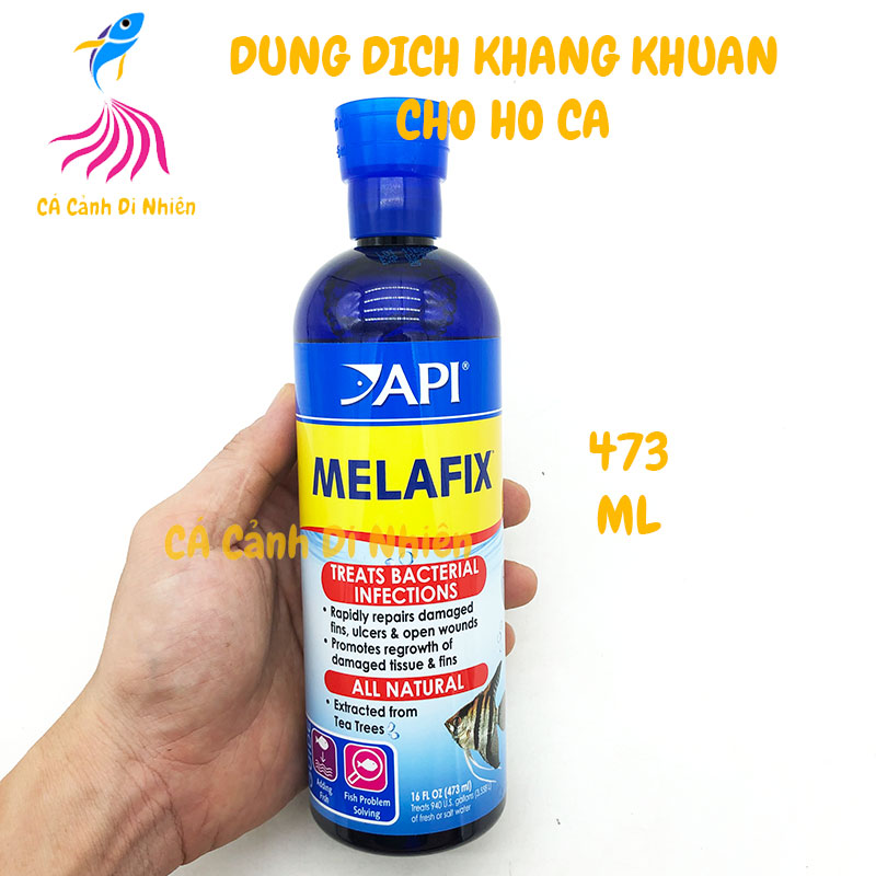 [Hoàn Tiền 10%]Dung Dịch Kháng Khuẩn Pimafix/melafix 473ml Dành Cho Cá Cảnh