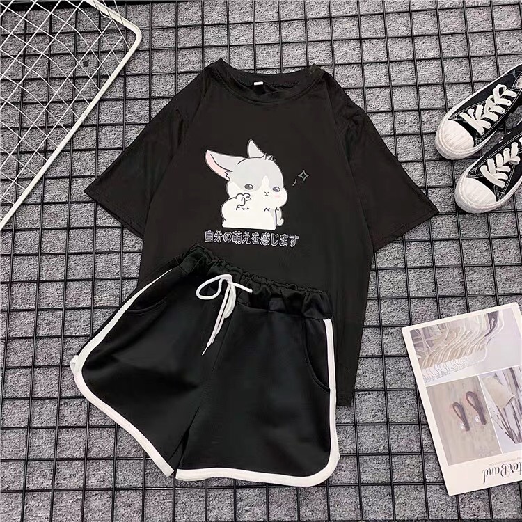 SET ÁO KÈM QUẦN ĐÙI IN HÌNH DỄ THƯƠNG