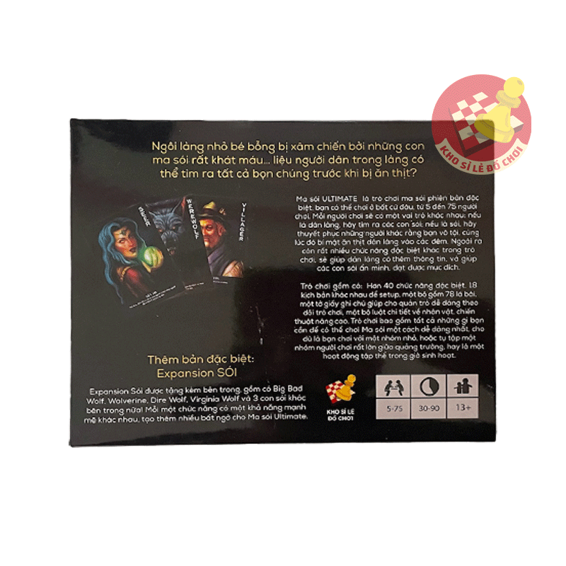 [HCM]Ma Sói Ultimate Deluxe (Tiếng Việt) - Boardgame Werewolf Ultimate Deluxe